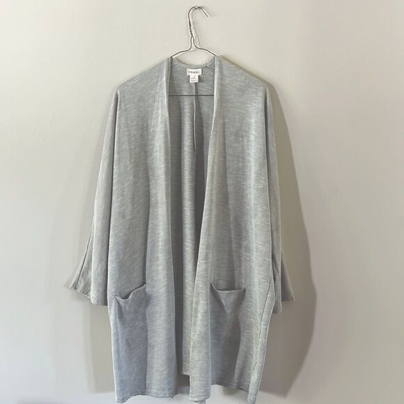 DONNI. Ribbed Sweater Coat One Size - Picture 2 of 5